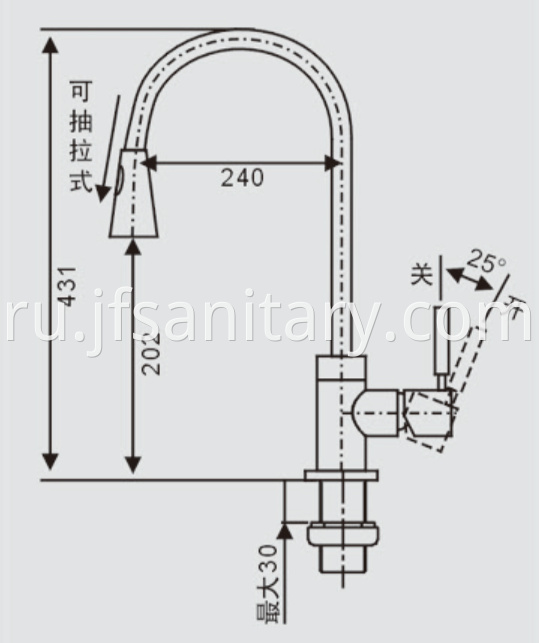 JF-1006-1 Dimension figure